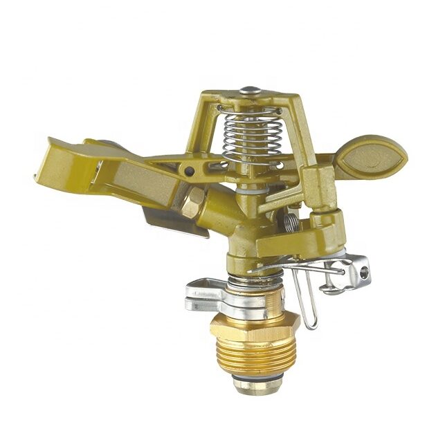 Impulse Garden Sprinkler ½” - Metallic Impact Sprinkler with Adjustable Radius (3–7m)