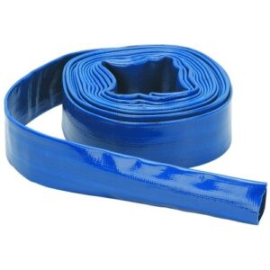 3″ 50m Layflat Blue Canvas Delivery Hose Pipe