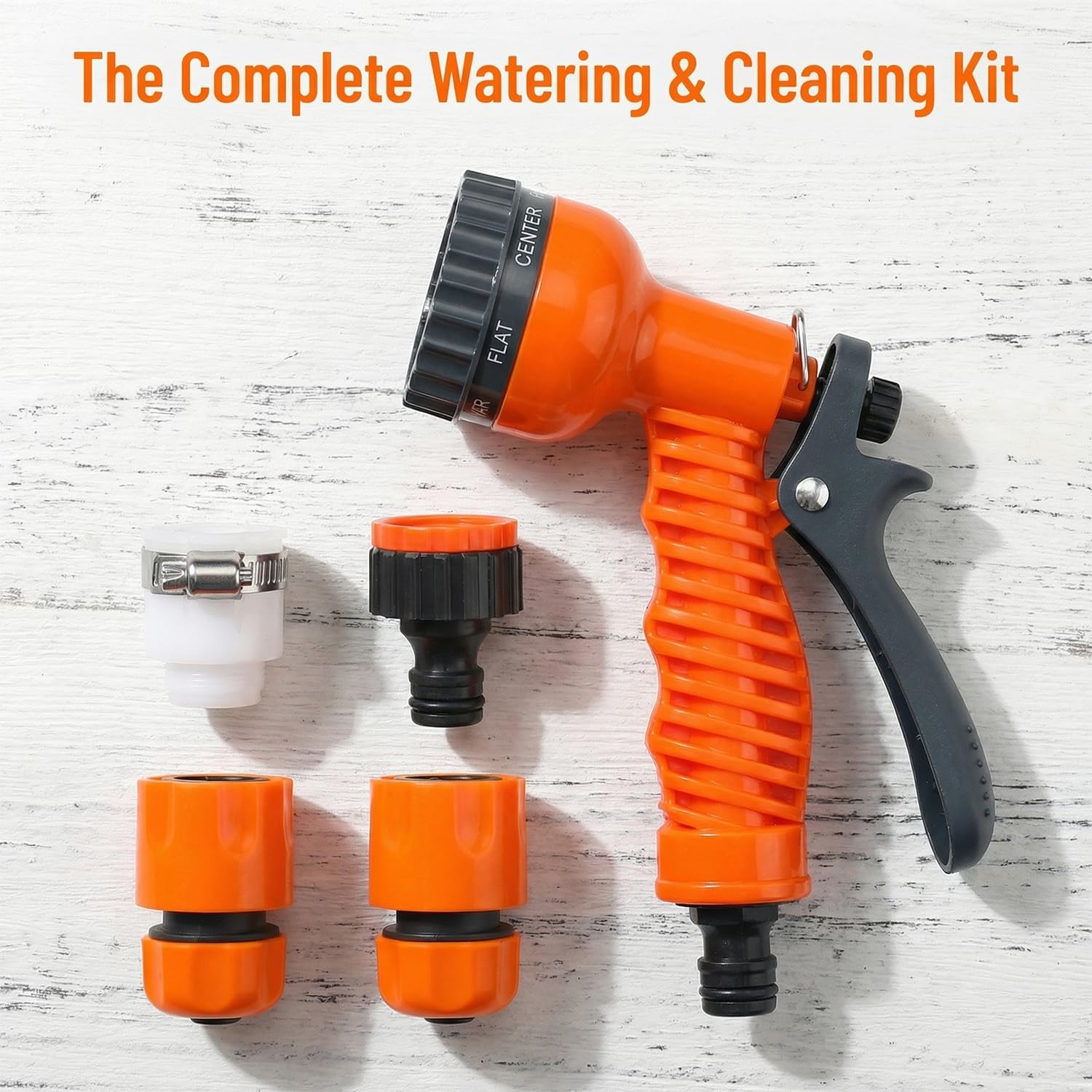 7-Pattern Multi-Function Garden Hose Spray Gun Set